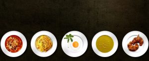 plates of different dishes