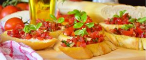 bruschetta Italian food