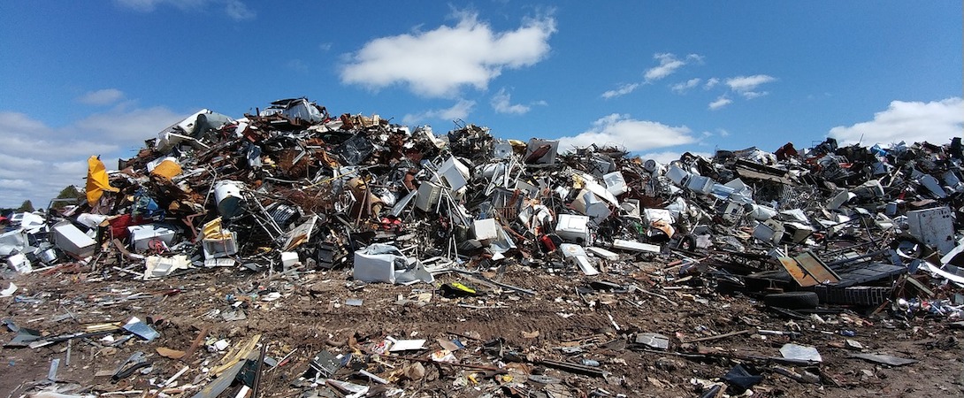 a scrapyard