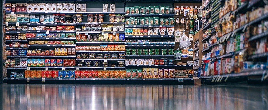 supermarket aisle