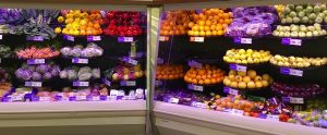 vegetables in a supermarket