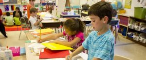 children in a classroom