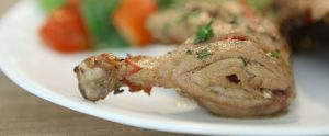 a chicken breast on a plate