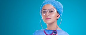a female doctor wearing surgical uniform