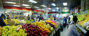 fruit aisle of an Asian supermarket