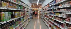 grocery aisle in a store