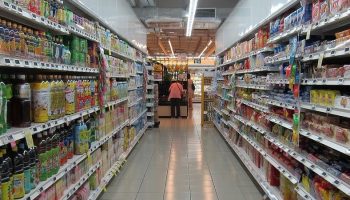 grocery aisle in a store