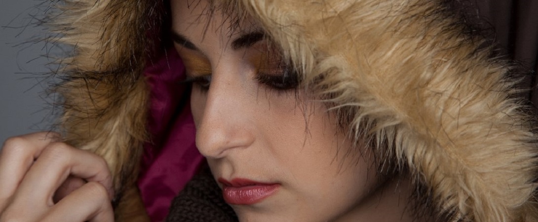 woman wearing a fur coat