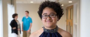 overweight black woman with glasses