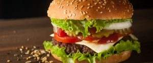 burger closeup