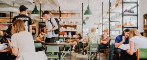 cafeteria scene