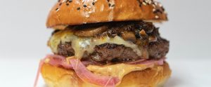 burger closeup