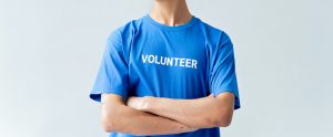 volunteer shirt blue