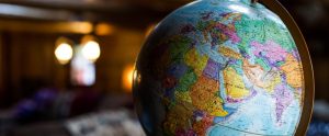 globe on desk