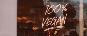 vegan neon sign
