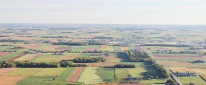brown-and-green-cropland