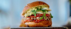 Plant-based burger