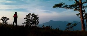 person-admiring-nature-at-dusk