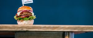 cultivated pork burger