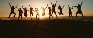 community jumping up