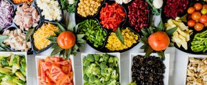 veg and meat spread