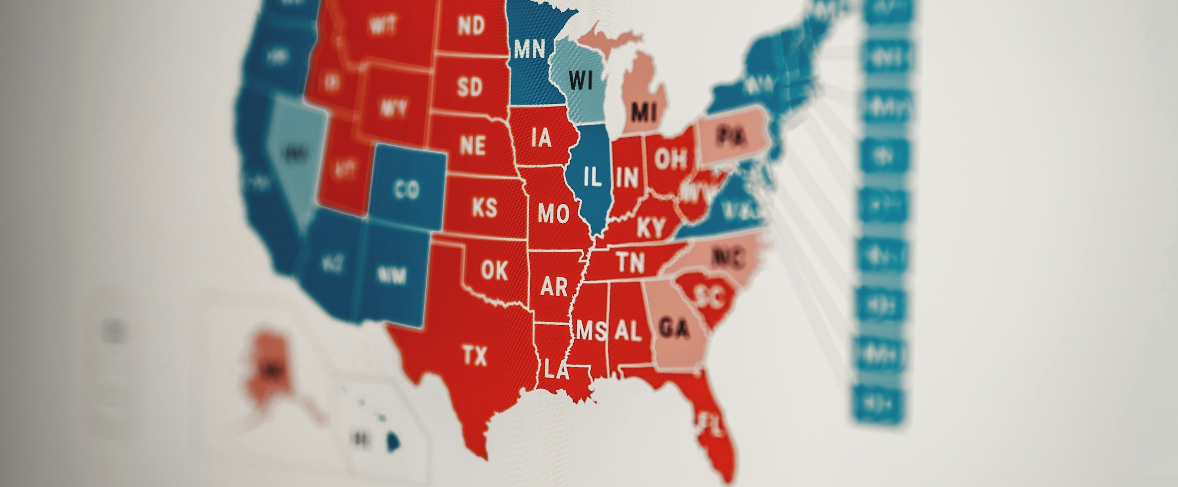 voting map of us