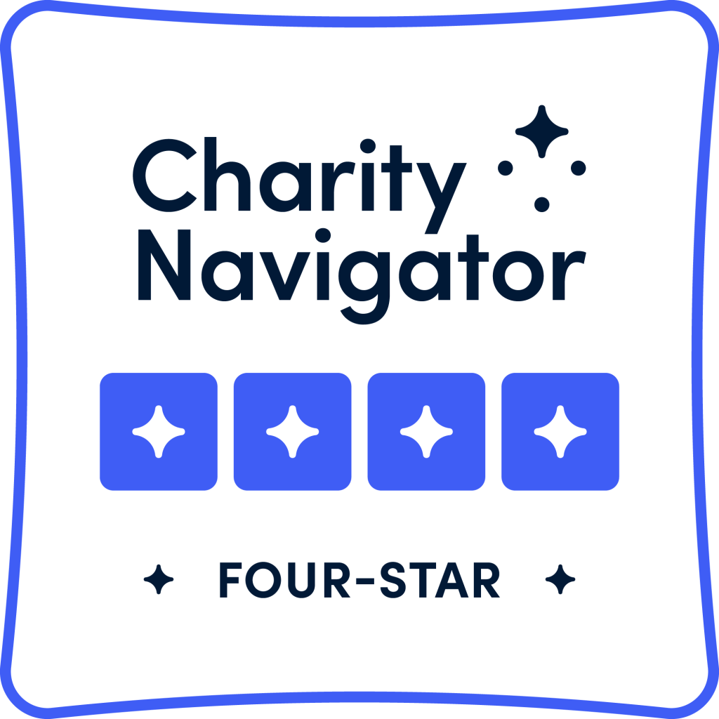 Charity Navigator 4-star badge