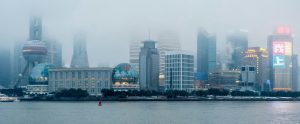 shanghai in fog