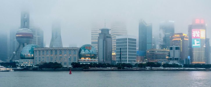 shanghai in fog