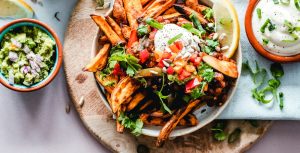 vegan food plates