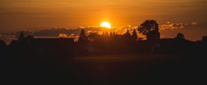 sunset or dawn
