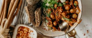 chickpea curry dish