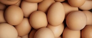 pile of brown eggs