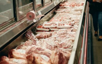 supermarket meat aisle