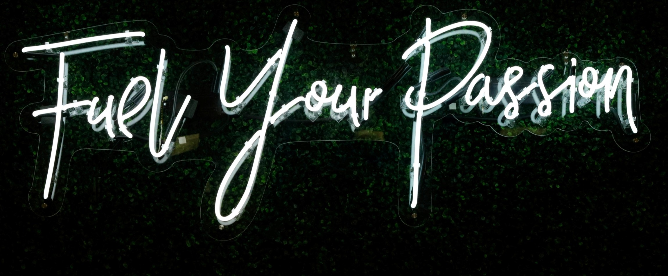 neon sign fuel your passion