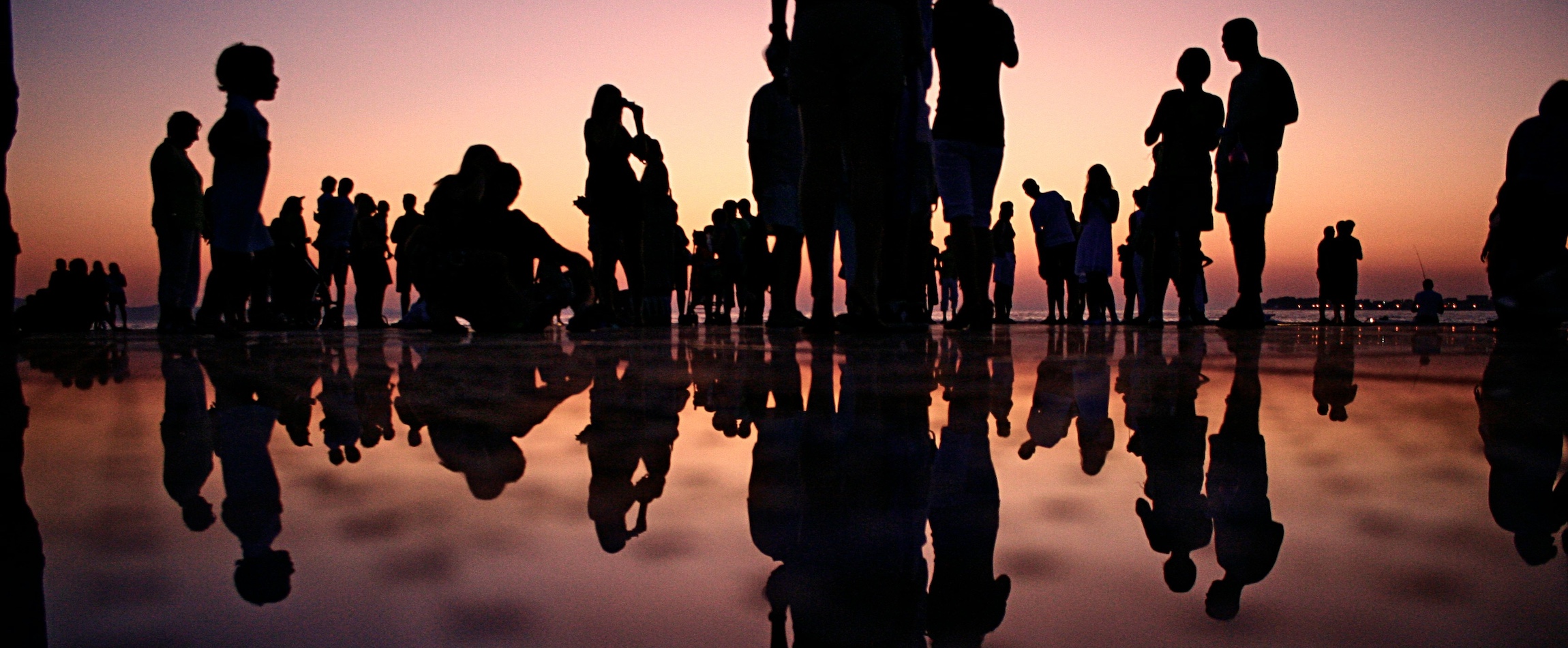 group of people reflections