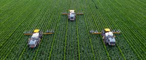 farm equipment working