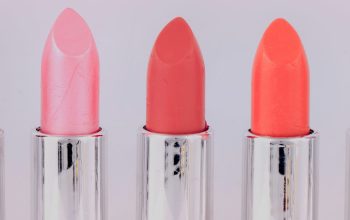 row of lipstick