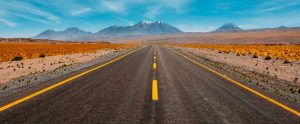 road symbolizing progress