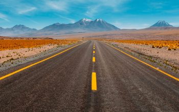 road symbolizing progress