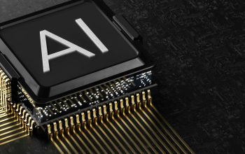 computer chip with AI written on top