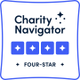 Charity Navigator 4-star badge